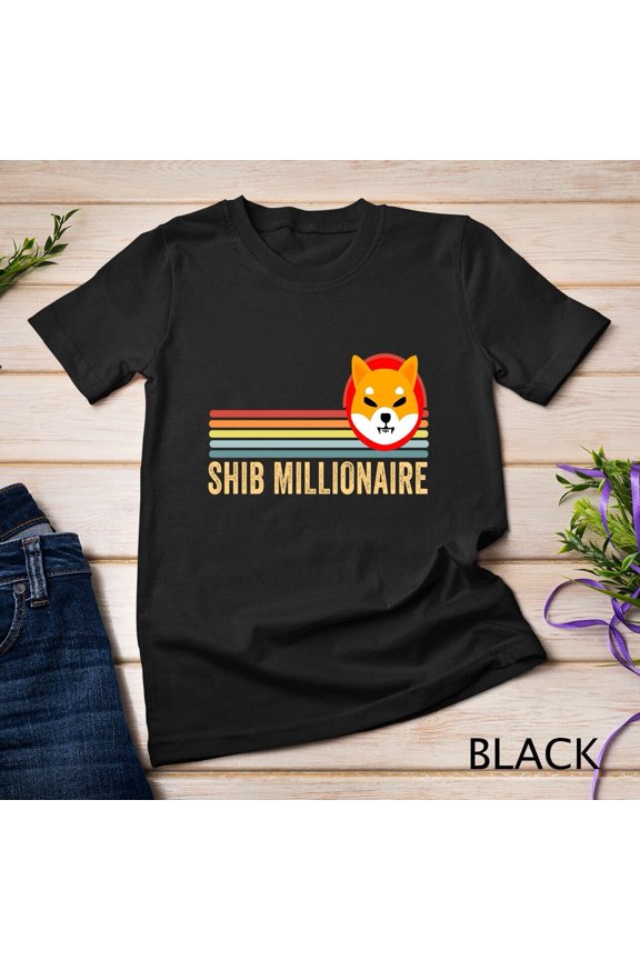 Shib Millionaire Shiba Inu Coin Shib Cryptocurrency Unisex T-Shirt