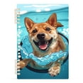 thumbnail image 1 of Shiba Dog Undersea Spiral Journal Notebook College Ruled Notebook 8.3" x 5.7" A5 Lined Thick Paper Page, 1 of 6