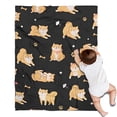 thumbnail image 1 of Shiba Inu Blanket,Comfortable Soft Lamb Wool Throw Blanket,All Season,Warm Lightweight Blankets for Sofa Bed Couch Living Room Chair,30"x40", 1 of 4