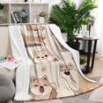 thumbnail image 1 of Shiba Inu Blanket,Comfortable Soft Lamb Wool Throw Blanket,All Season,Warm Lightweight Blankets for Sofa Bed Couch Living Room Chair,40"x50", 1 of 4