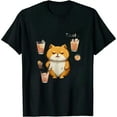 thumbnail image 1 of Shiba Inu Bubble Tea Shirt Women Boba Tea Dog Bubble Tea T-Shirt, 1 of 5
