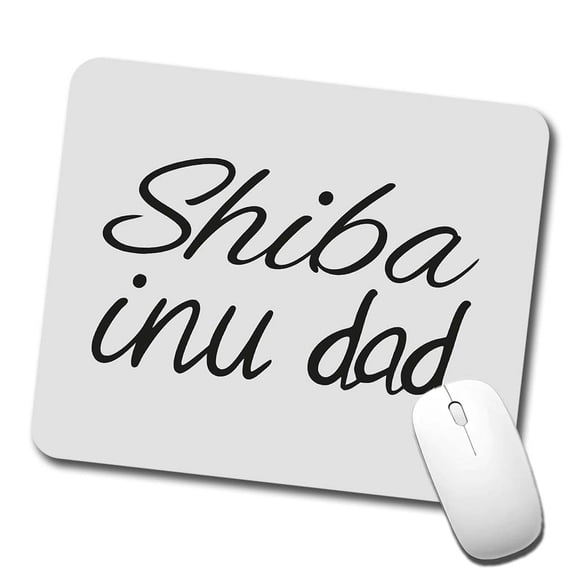 Shiba Inu Dad Dog Mouse Pad Low Profile Gaming Mat