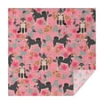 thumbnail image 1 of Shiba Inu Dog and Flower Floral Square Tablecloth,Waterproof Square Table Cover,Wipeable Spillproof Washable Table Cover for Home Kitchen Party Decor 42"X42"(107x107cm), 1 of 6