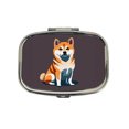 thumbnail image 1 of Shiba Inu Dog Sitting Small Travel Handbag Pill Box Case, 1 of 6