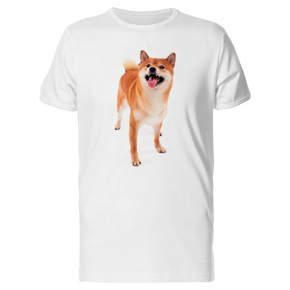 Shiba Inu Dog Standing Tee Men's -Image by Shutterstock