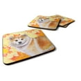 thumbnail image 1 of Shiba Inu Fall Foam Coaster Set of 4 Yellow, 1 of 3