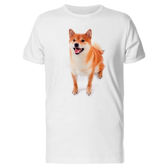 Shiba Inu Half Sitting Tee Men's -Image by Shutterstock