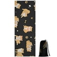 thumbnail image 1 of Shiba Inu Hot Yoga Mat Towel Non Slip for Hot Yoga - Quick-Drying Yoga Mat Cover with 4 Corner Pockets with Travel Bag - Hot Yoga Towel Non Slip 74"x26", 1 of 6