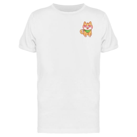 Shiba Inu In Love T-Shirt Men -Image by Shutterstock, Male Medium