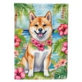 thumbnail image 1 of Shiba Inu Luau Garden Flag 11.25 in x 15.5 in, 1 of 5