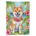 thumbnail image 1 of Shiba Inu Luau House Flag, 1 of 7
