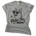 thumbnail image 1 of Shiba Inu Mom, Unisex Women's Shirt, Shiba Inu Owner, Funny Dog Mom Gift, Dark Heather Gray, Small, 1 of 6