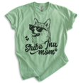 thumbnail image 1 of Shiba Inu Mom, Unisex Women's Shirt, Shiba Inu Owner, Funny Dog Mom Gift, Heather Apple Green, Medium, 1 of 6