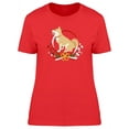 thumbnail image 1 of Shiba Inu Sideview Wreath T-Shirt Women -Image by Shutterstock, Female Large, 1 of 2