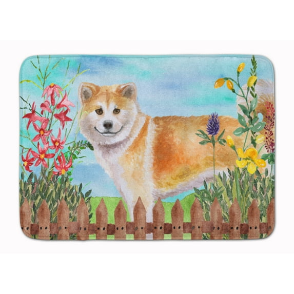 Shiba Inu Spring Machine Washable Memory Foam Mat