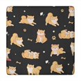 thumbnail image 1 of Shiba Inu Square Fitted Tablecloth with Elastic Edge,Square Table Cover,Washable Elastic Table Cover for Home Kitchen Party Decor 34"x34", 1 of 6