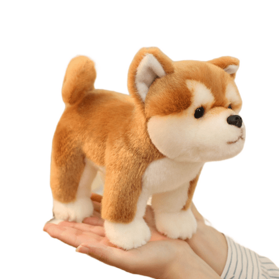 Shiba Inu Stuffed Animal-Cute Dog Doll Plush Toy-Soft Plush Pillow Gift for Kids Boys&Girls-9.8inch