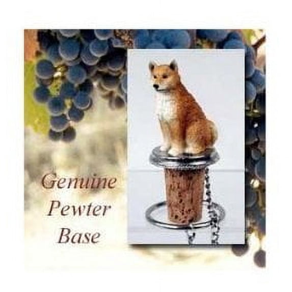 Shiba Inu Wine Bottle Stopper DTB96 by Conversation Concepts