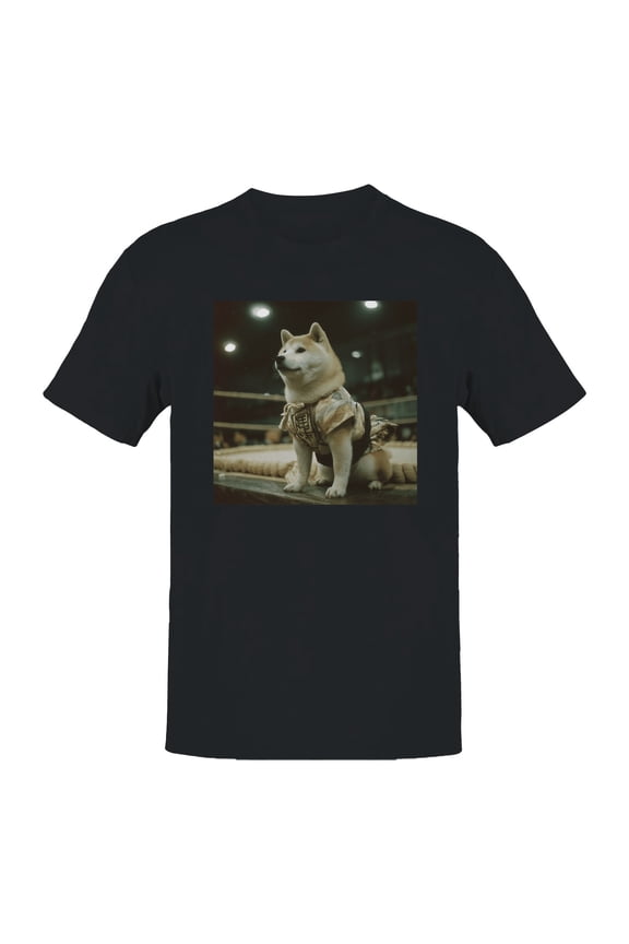Shiba Inu in Samurai Armor Men's T-shirt