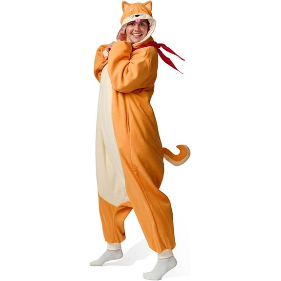 Shiba Kigurumi Unisex Adult Onesie Pajamas Animal One Piece Costume Cosplay Sleepwear Shiba Kigurumi Unisex Adult Onesie Pajamas Animal One Piece Costume Cosplay Sleepwear