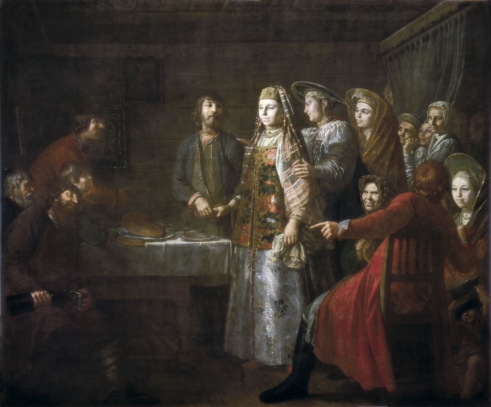 Shibanovmikhail (18Th Century-1788) Canvas Art - (24 x 18)
