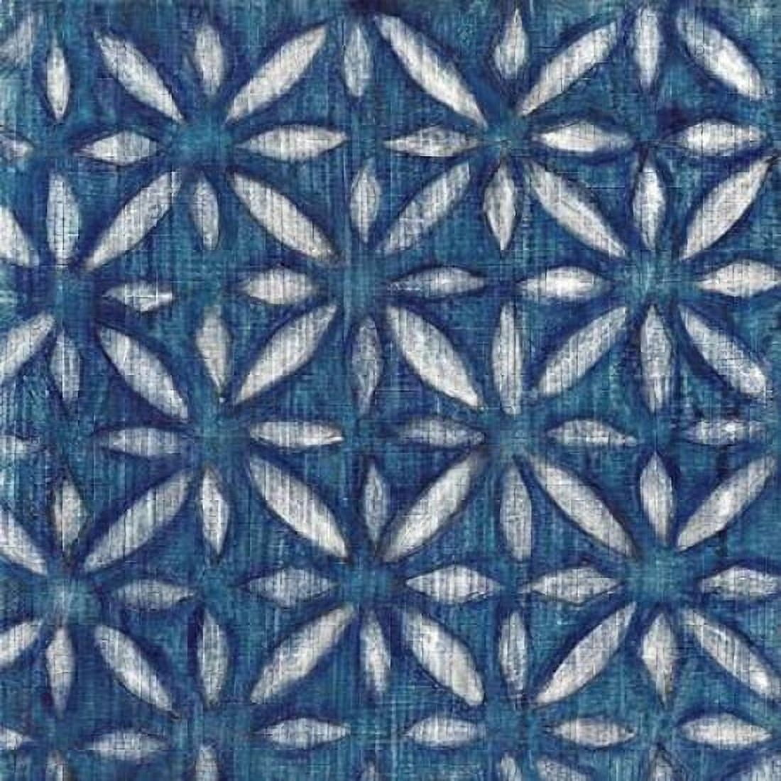 Shibori Blue II Canvas Art - Tava Studios (24 x 24)