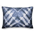 thumbnail image 1 of Creative Products Navy Shibori Pattern 14x20 Indoor / Outdoor Pillow, 1 of 2