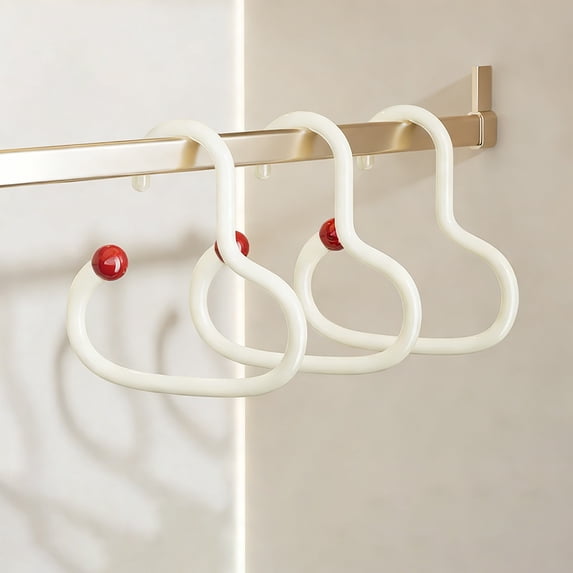 Shichewer Circular S-Shape Hanger Hook for Hats, Scarves, Bags & Belts, Space-Saving Stackable Closet Organizer, Flexible Plastic Over Door & Rod Storage Rack for Wardrobe & Entryway