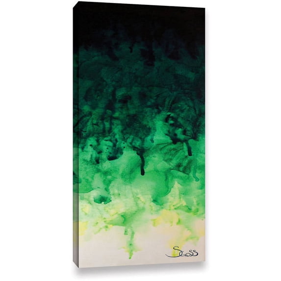 Shiela Gosselin "Green Watery" Gallery-Wrapped Canvas Art