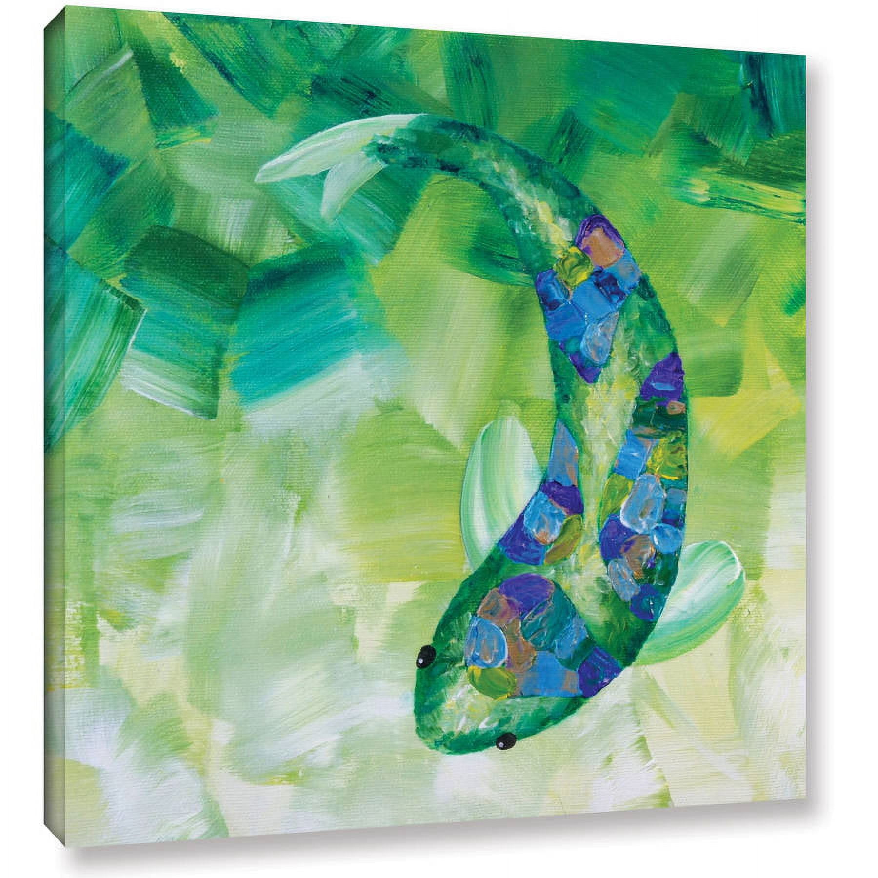 Shiela Gosselin "Greenkoi" Gallery-Wrapped Canvas