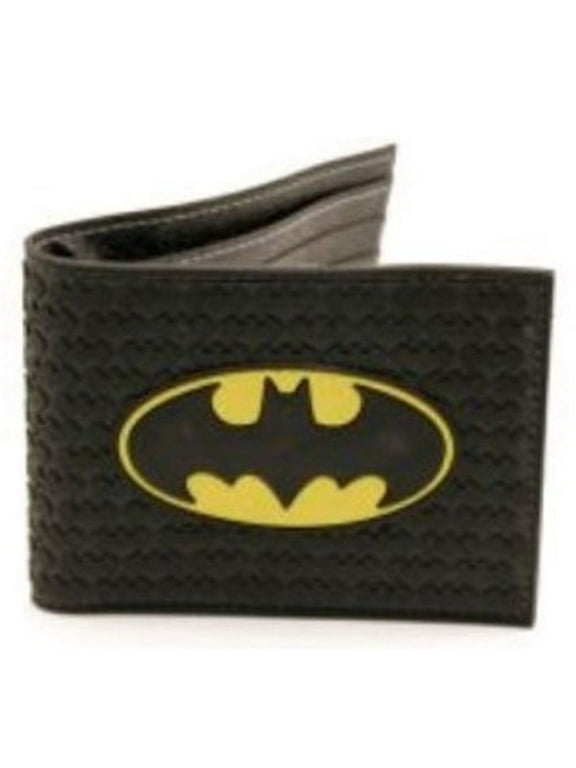 Shield Black Rubber Bifold Wallet
