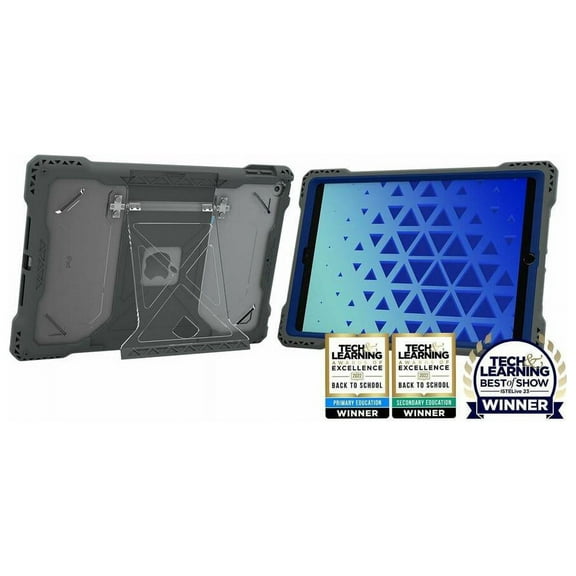 MAXCases Shield Extreme-X2-H with Hand Strap for iPad 10 10.9" (2022) (Black Bezel-Gray Case)