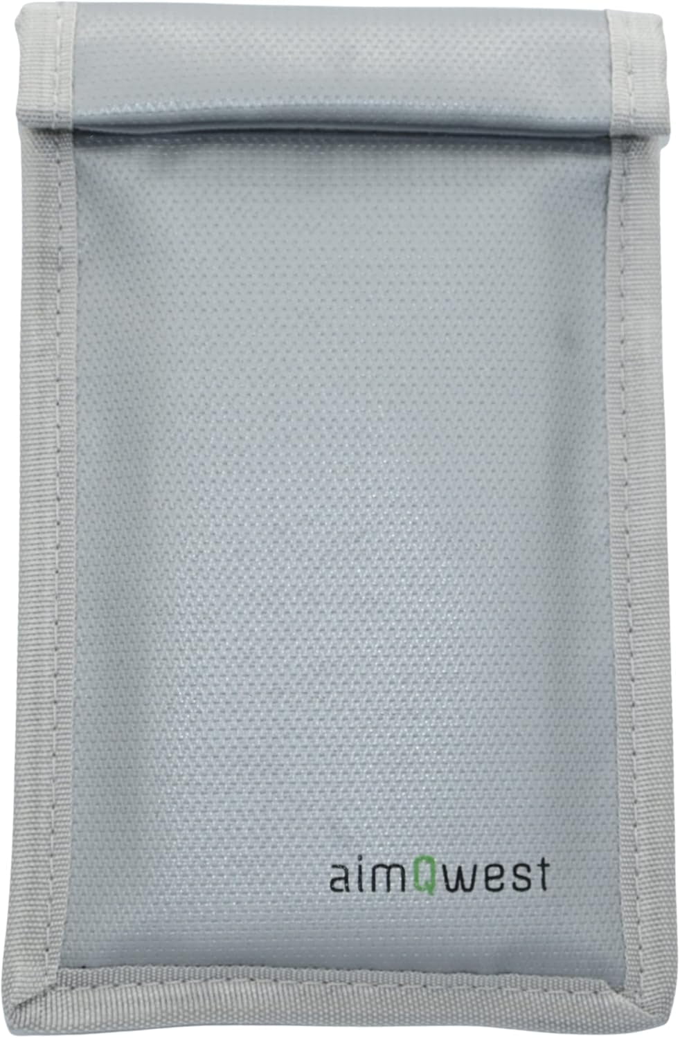 Shield Faraday Bag for Phones - RFID/EMP Proof, Water & Fire Resistant, Silver Gray 8"x5" - Secure Electronics for Outdoor Adventures