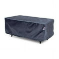 thumbnail image 1 of Shield Gold 2-Layer Polyester Fabric Outdoor Fire Table Cover, Charcoal Grey, 1 of 7