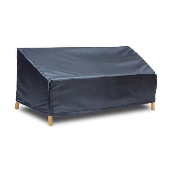 Shield Gold 2-Layer Polyester Fabric Outdoor Sofa Cover - 82x32x21/34" Charcoal Grey
