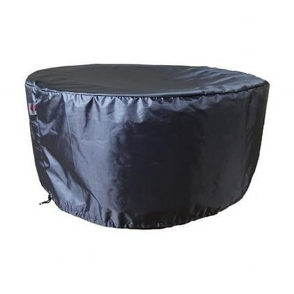 Shield-Gold 52 in. Round Fire Table Cover