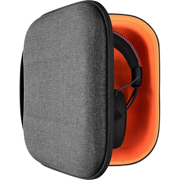 Shield Headphones Case Compatible with Hyperx Cloud III Cloud II Cloud Stinger Core Case Replacement Hard Shell Travel Carrying Bag with Cable Storage (Dark Grey)