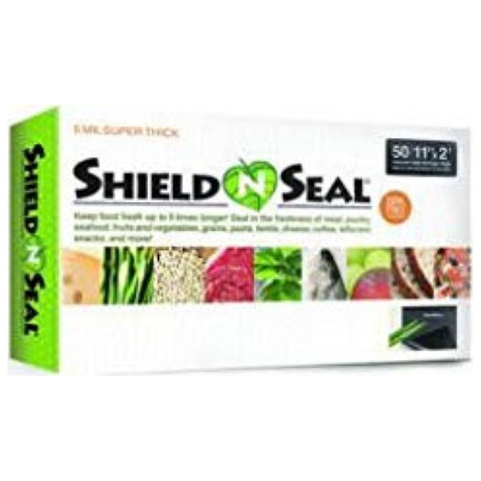 Shield N Seal All Black Vacuum Sealer Rolls