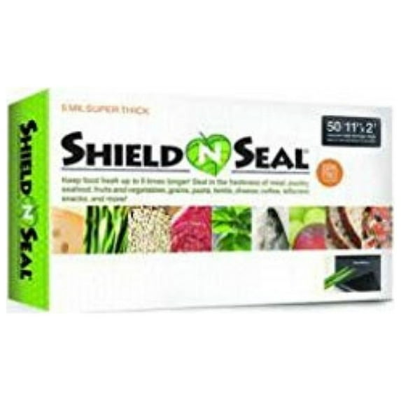 Shield N' Seal 11" x 24" Clear and Black Vacuum Sealer Bags SNS 300