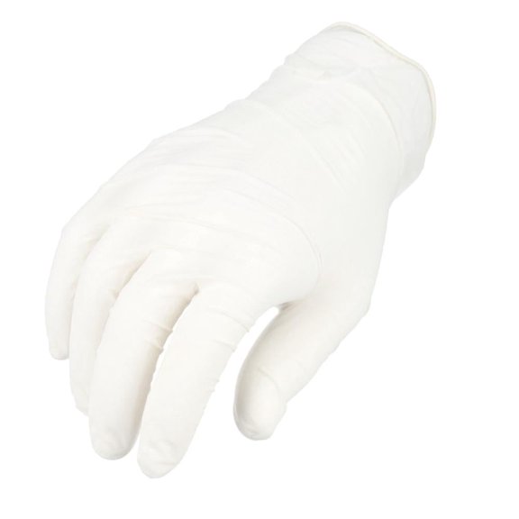 Shield Industrial Latex Powdered Gloves Large 4.5 Mil Disposable 1000 Gloves for Lab Research, Painting, Prep Cooking