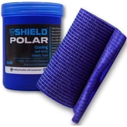 Shield Polar   Instant Cold Compression Wrap | Cooling Athletic Tape for Pain & Swelling, No Ice or Refrigeration Needed, Blue
