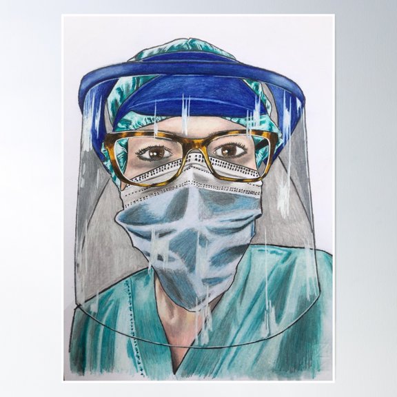 Shield Poster Wall Art, Modern Wall Decor, 8x12 UNFRAMED