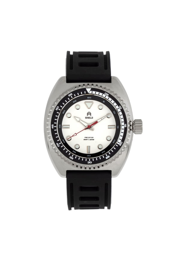 Dreyer Pro Diver 20ATM, Swiss Super Lume Silver/ | White Dial