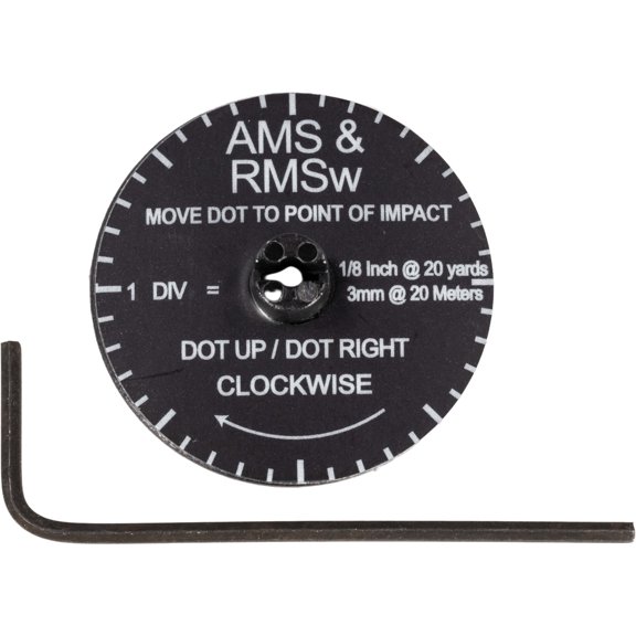 Shield Sights Micro Dial, Black, AMS/AMSC/AMSX/RMSW