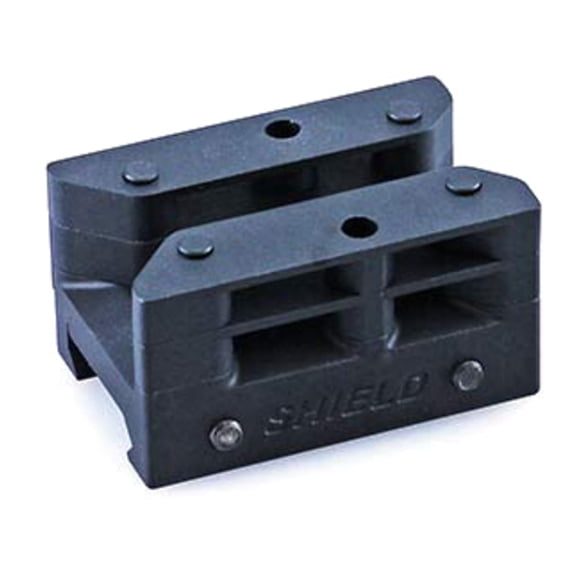 Shield Sights Picatinny Vented Red Dot Sight Mount w/Spacers - Polymer, Black
