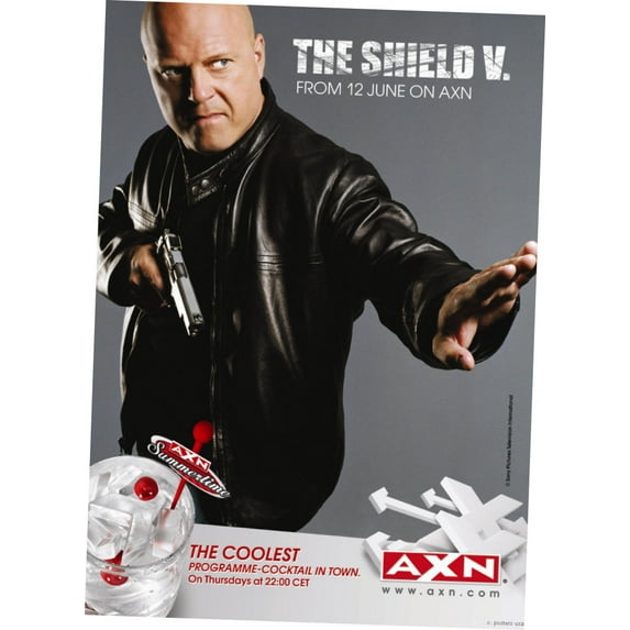 Shield Small Poster Metal Sign 8inx 12in Art Print on Metal 8x12 Multi-Color Square Adults Z Posters