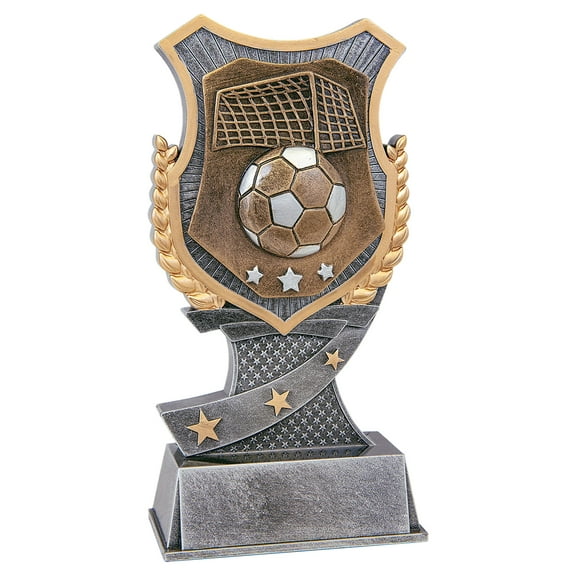 Shield Soccer Resin Trophy