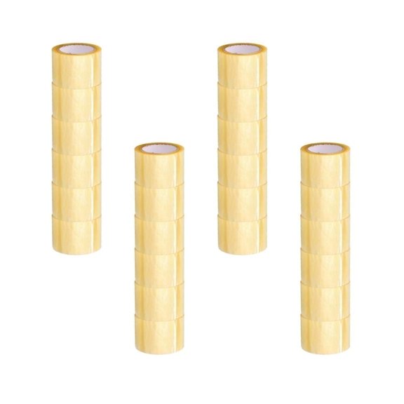 Shield Tape 1.95 Mil - Hotmelt Sealing Packaging Shipping Tape Superior Hold, Higher Adhesion, Moisture resistance, Clear, 3" x 110 Yards (330 ft), 48 Rolls