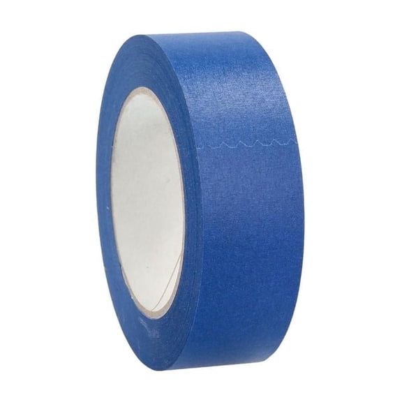 Shield Tape 32 Rolls - 5.7 Mil - Blue Multipurpose Painters Masking Tape Withstands Paint Splashes, High Performance Acrylic Adhesive, Strong & Durable, 1.5" x 60 Yards