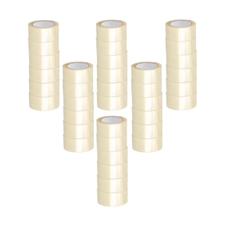 Shield Tape 36 Rolls - Carton Box Sealing Tape - 2 Mil, 2" x 55 Yards Packaging Tape